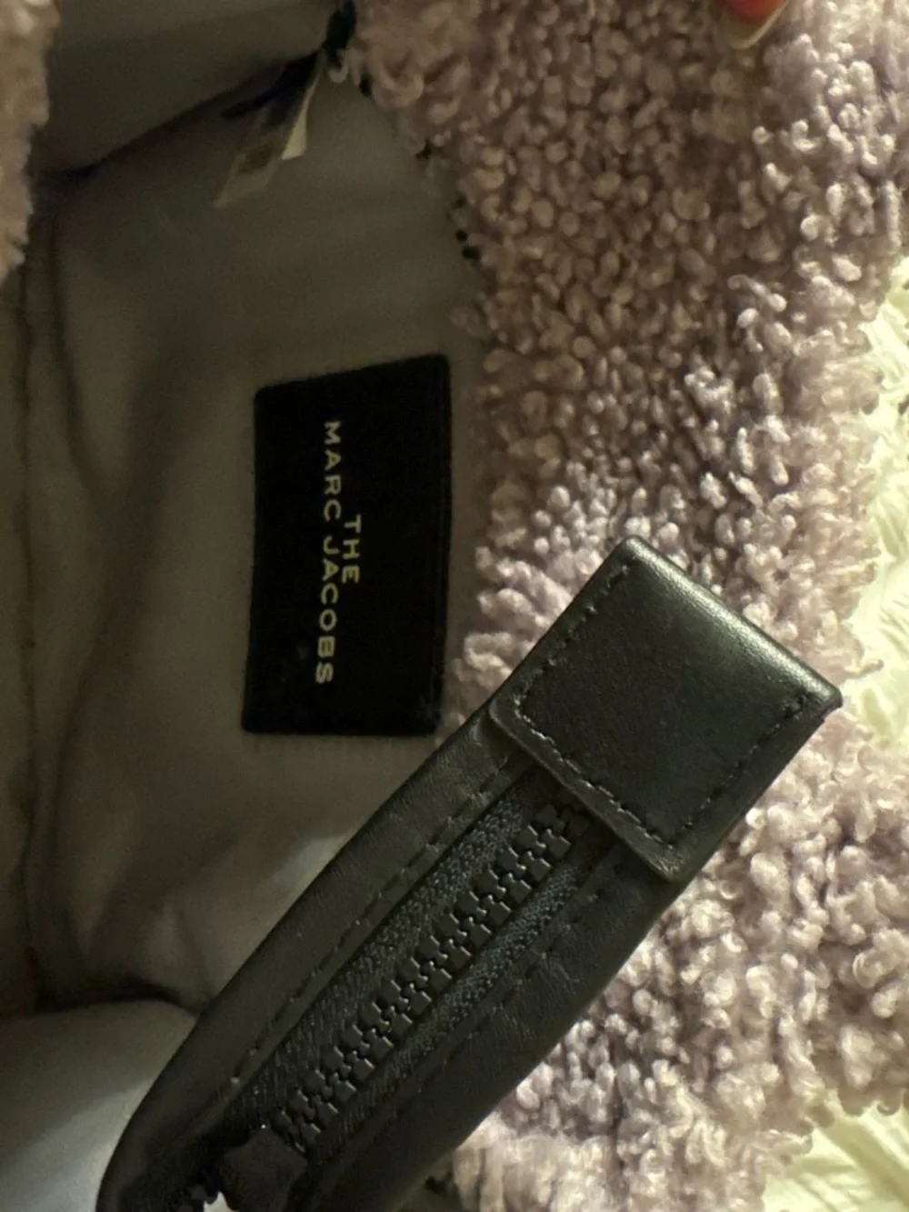 Marc Jacobs Plush Lavender Sherpa Tote